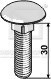 Brettbolt M10x1,5x30 (8,8)